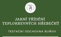 Jarní třídění teplokrevných hřebečků v testační odchovně 2021
